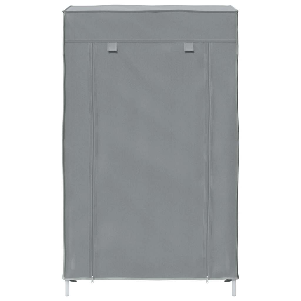 Schuhschrank Grau 60,5x30x97 cm Vliesstoff