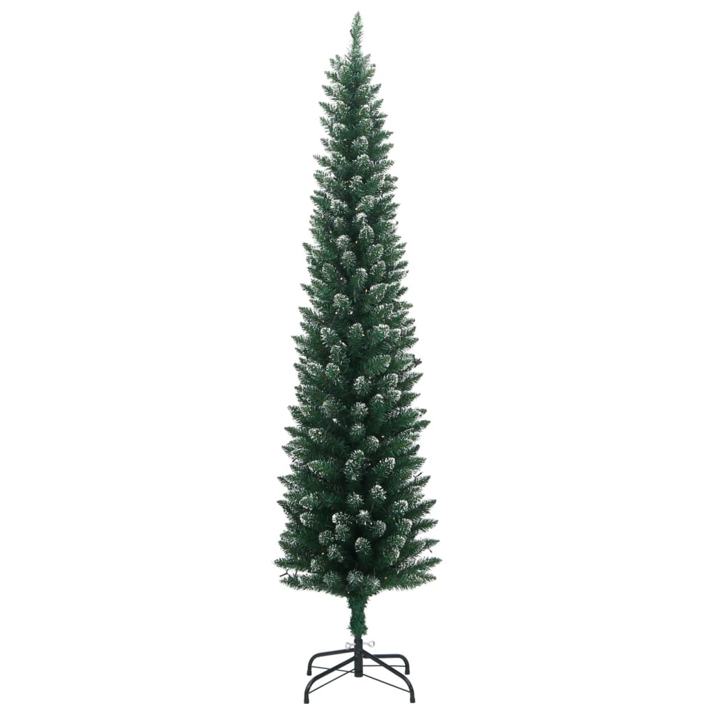 Künstlicher Weihnachtsbaum Schlank 300 LEDs 180 cm