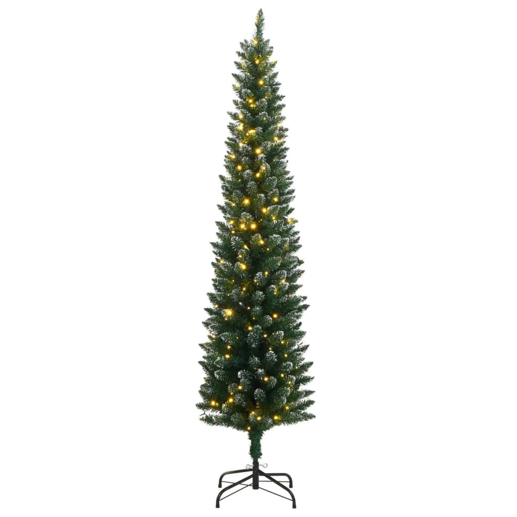 Künstlicher Weihnachtsbaum Schlank 300 LEDs 240 cm