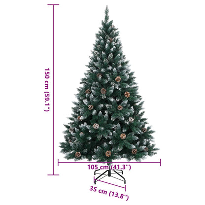 Künstlicher Weihnachtsbaum 150 LEDs 150 cm