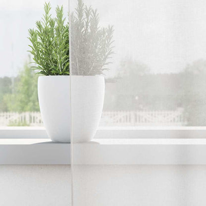 Voile Vorhänge mit Ösen 2 Stk. Weiß