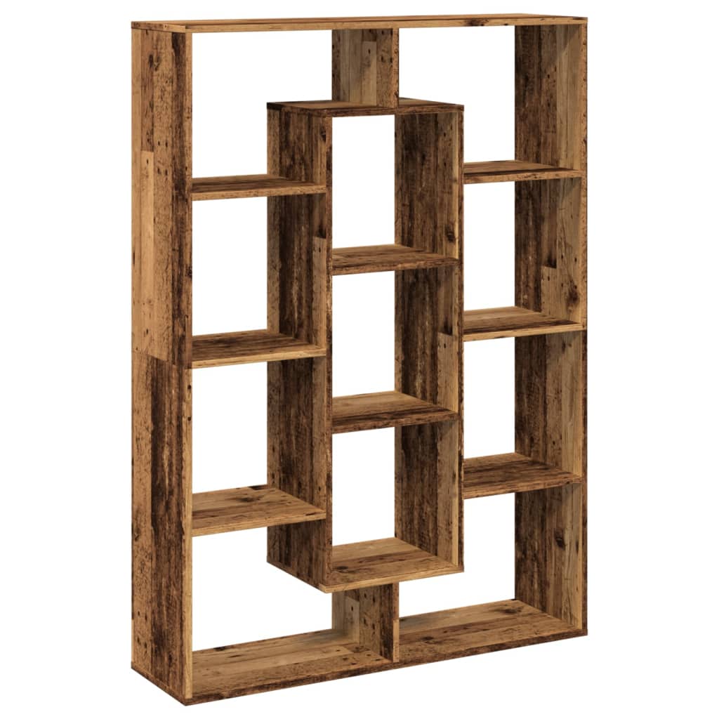 Bücherregal Altholz-Optik 102x29x143 cm Holzwerkstoff