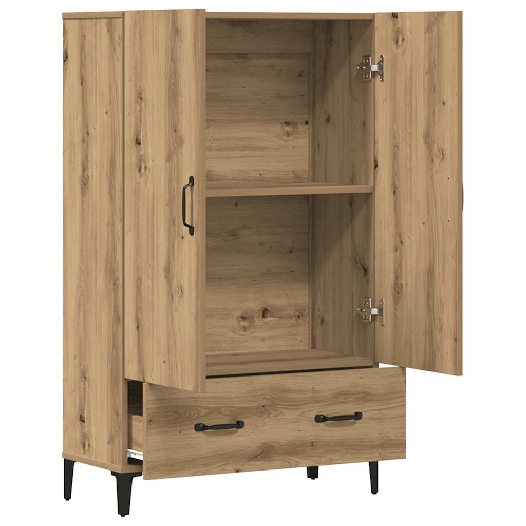 Highboard Artisan-Eiche 70x31x115 cm Holzwerkstoff