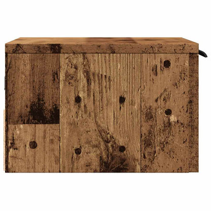 Wand-Nachttische 2 Stk. Altholz-Optik 34x30x20 cm