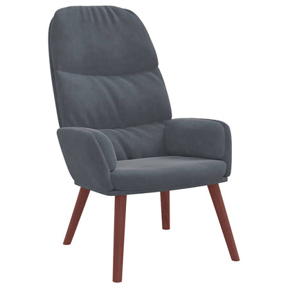 Relaxsessel Dunkelgrau Samt