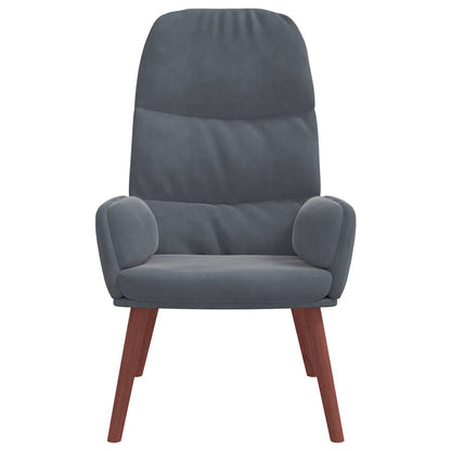 Relaxsessel Dunkelgrau Samt