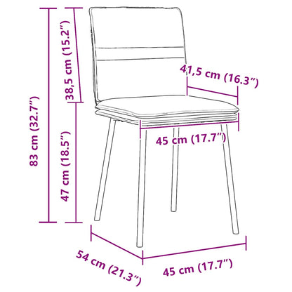 Esszimmerstühle 4 Stk. Rosa Samt