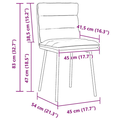 Esszimmerstühle 4 Stk. Gelb Samt