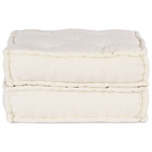 Modulares Sofaelement Creme 70x70x36 cm Stoff