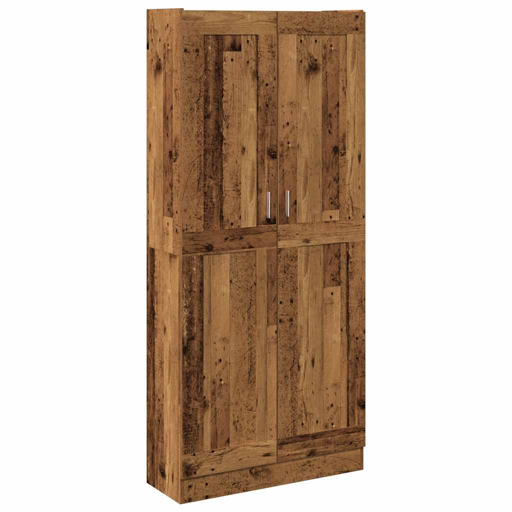 Highboard Altholz-Optik 82,5x30,5x185 cm Holzwerkstoff