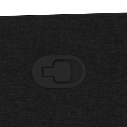 Massagesessel Schwarz Stoff