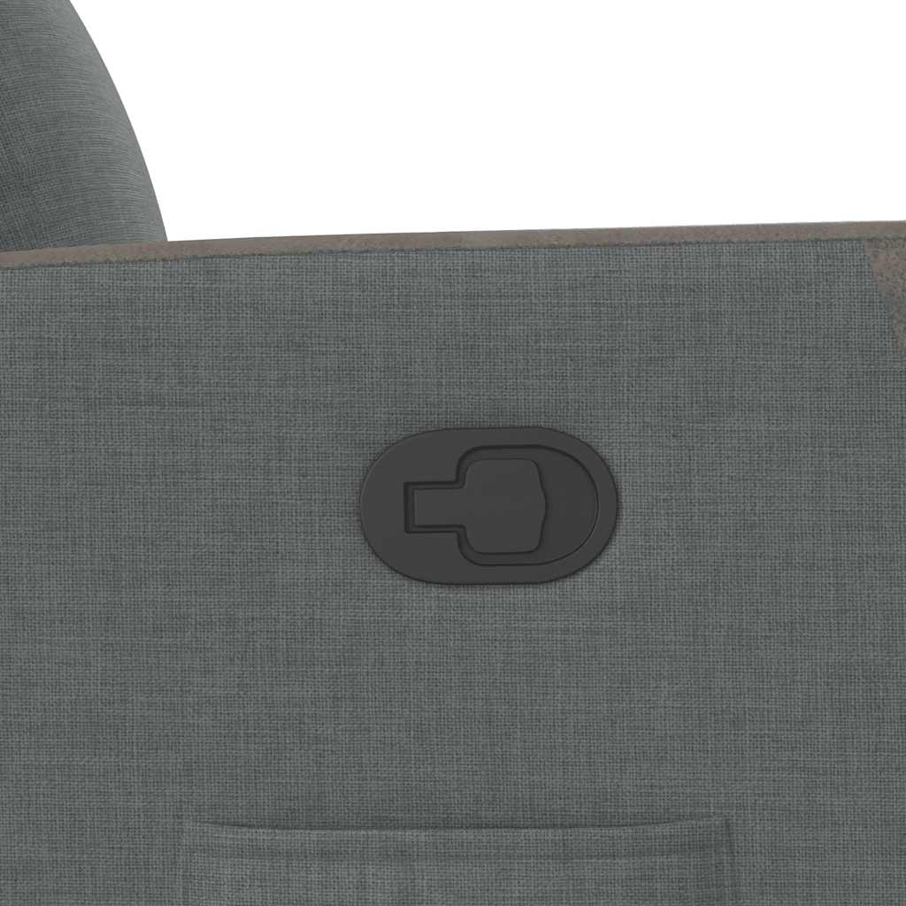 Relaxsessel Dunkelgrau Stoff