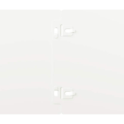 Rasenkanten 10 Stk. Weiß 15x103 cm Kaltgewalzter Stahl