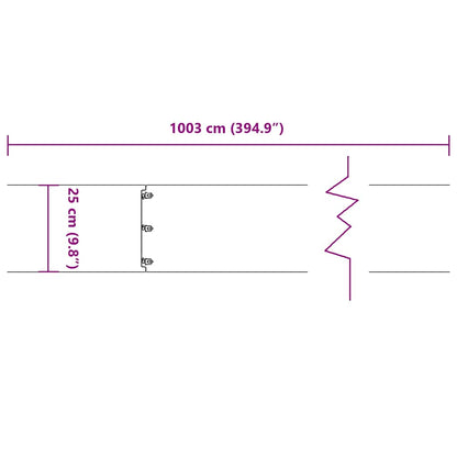 Rasenkanten 10 Stk. 25x103 cm Verzinkter Stahl