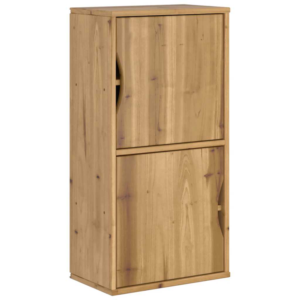 Beistellschrank ODDA 40x24x79 cm Massivholz Kiefer