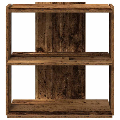 Bücherregal 3 Böden Altholz-Optik 60x30x60 cm Holzwerkstoff