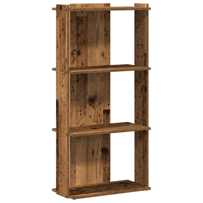 Bücherregal 3 Böden Altholz-Optik 60x30x120 cm Holzwerkstoff