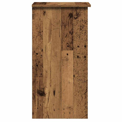 Schreibtisch mit Regal Altholz-Optik 84x40x78cm Holzwerkstoff