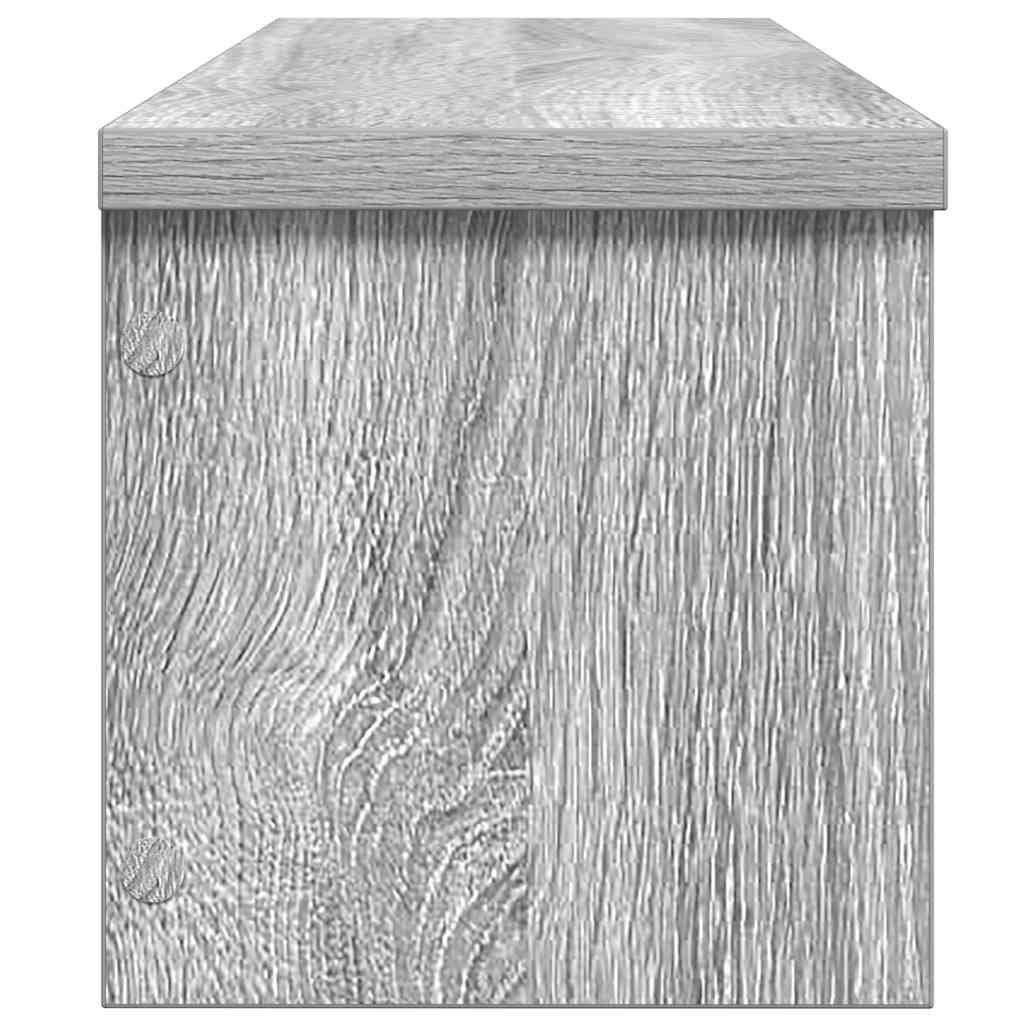 Küchenregale Stapelbar 2 Stk. Grau Sonoma 50x15x16 cm