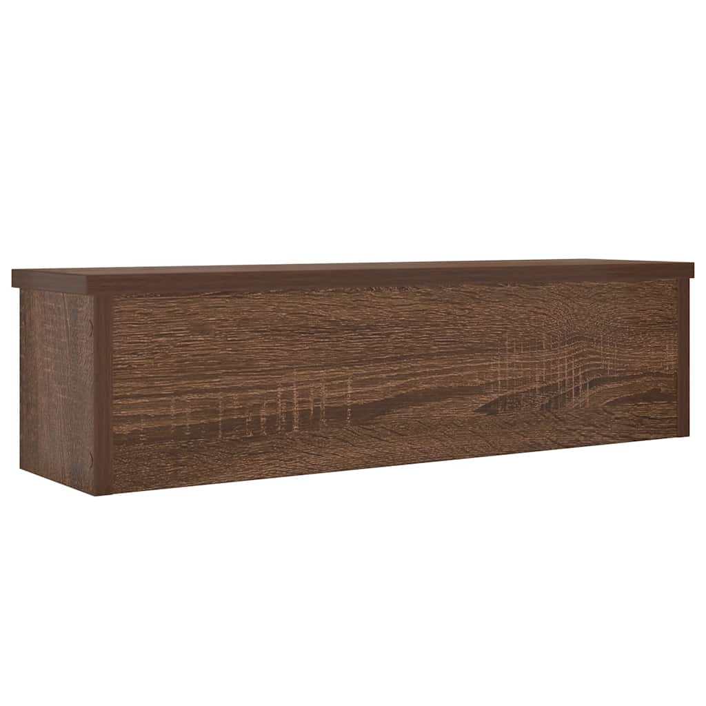 Küchenregale Stapelbar 2 Stk. Braun Eichen-Optik 60x15x16 cm