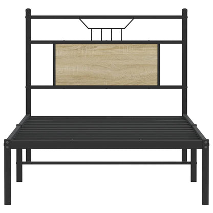 Bettgestell ohne Matratze Sonoma-Eiche 90x190 cm Holzwerkstoff