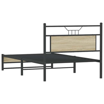 Bettgestell ohne Matratze Sonoma-Eiche 107x203 cm Holzwerkstoff