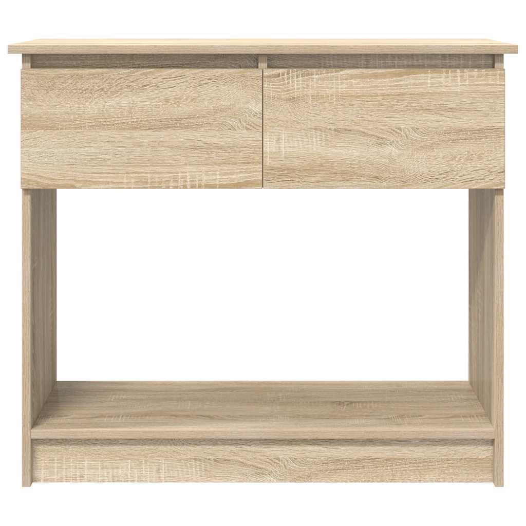 Konsolentisch mit Schubladen Sonoma-Eiche 85,5x38,5x74,5 cm