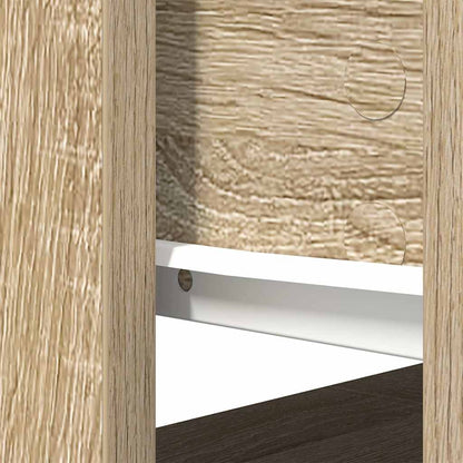 Konsolentisch mit Schubladen Sonoma-Eiche 85,5x38,5x74,5 cm