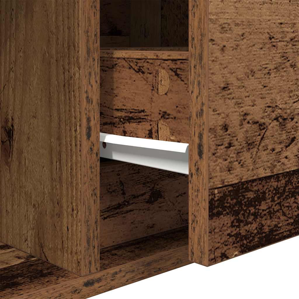 TV-Schrank Altholz-Optik 60x31x25,5 cm Holzwerkstoff