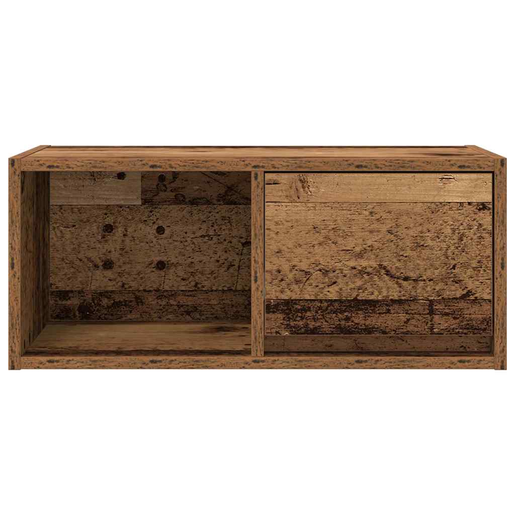 TV-Schränke 2 Stk. Altholz-Optik 60x31x25,5 cm Holzwerkstoff