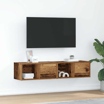 TV-Schränke 2 Stk. Altholz-Optik 60x31x25,5 cm Holzwerkstoff