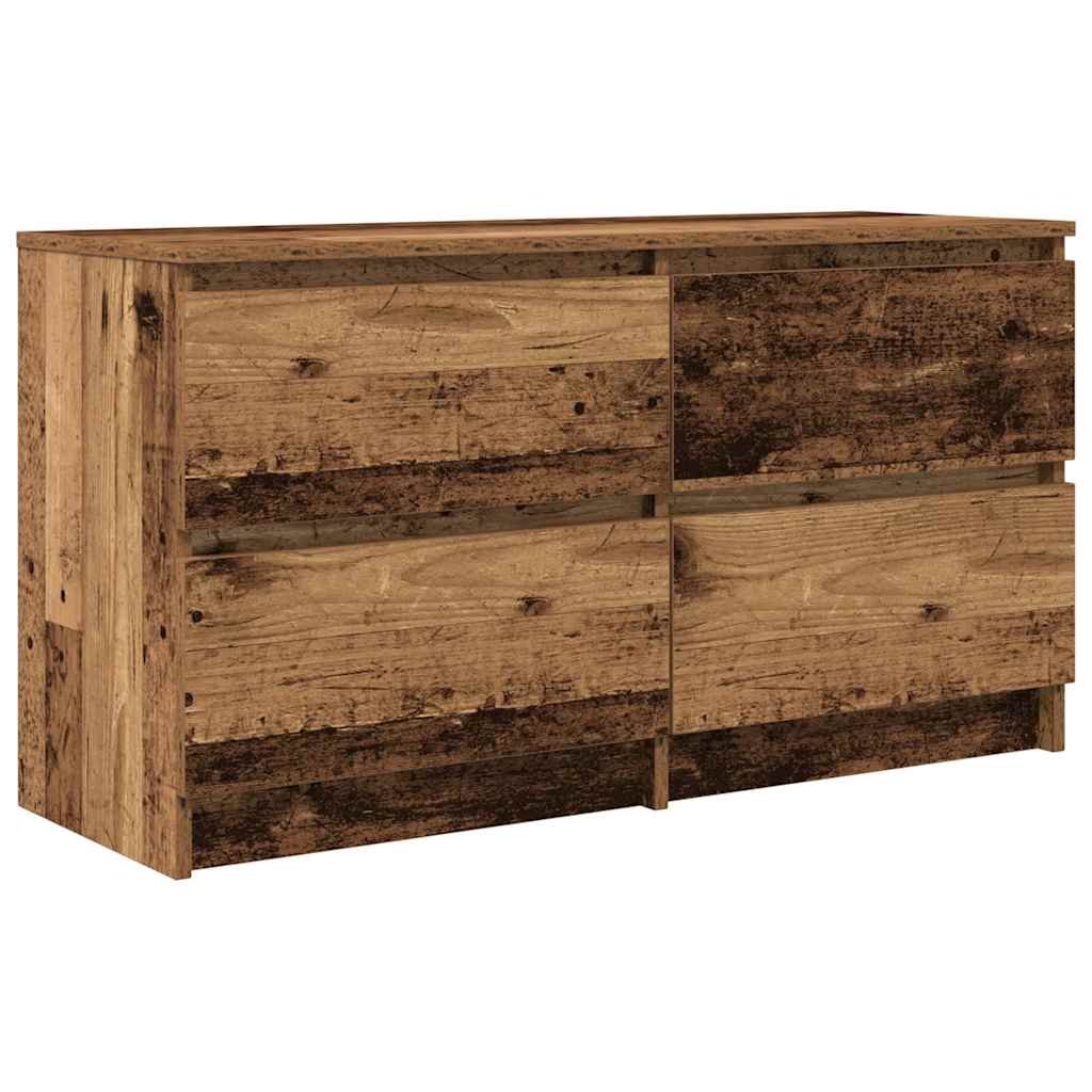 TV-Schrank Altholz-Optik 100x35x54 cm Holzwerkstoff