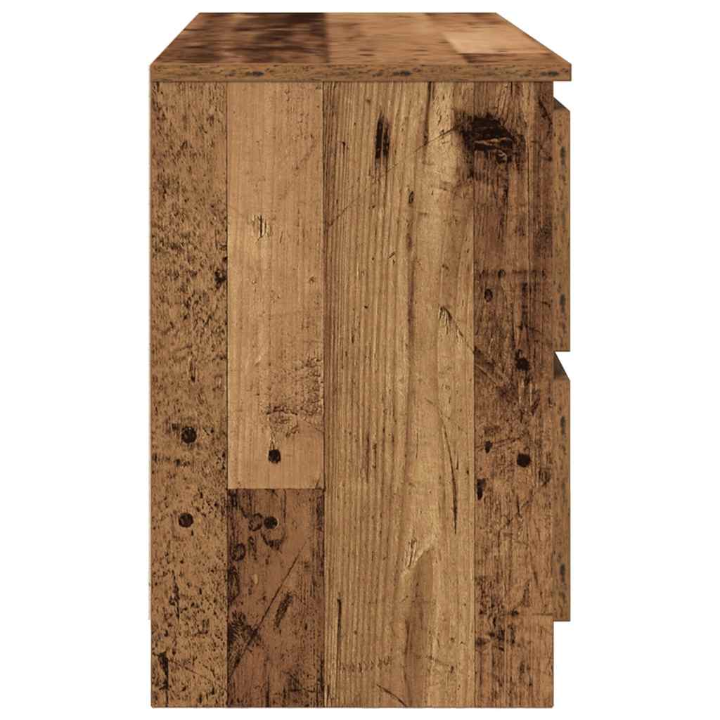 TV-Schrank Altholz-Optik 100x35x54 cm Holzwerkstoff