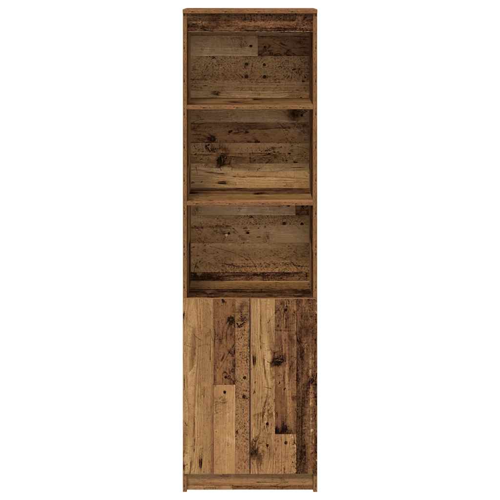 Highboard Altholz-Optik 50x35x180 cm Holzwerkstoff