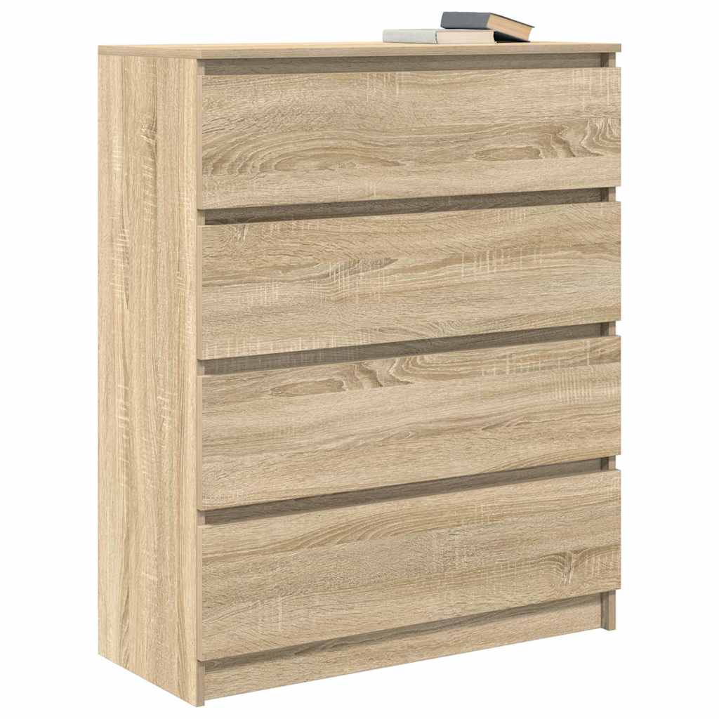 Sideboard Sonoma-Eiche 80x35x99 cm Holzwerkstoff