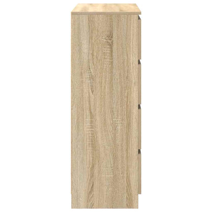 Sideboard Sonoma-Eiche 80x35x99 cm Holzwerkstoff