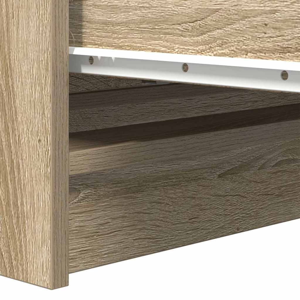 Sideboard Sonoma-Eiche 80x35x99 cm Holzwerkstoff