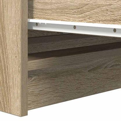 Sideboard Sonoma-Eiche 80x35x99 cm Holzwerkstoff