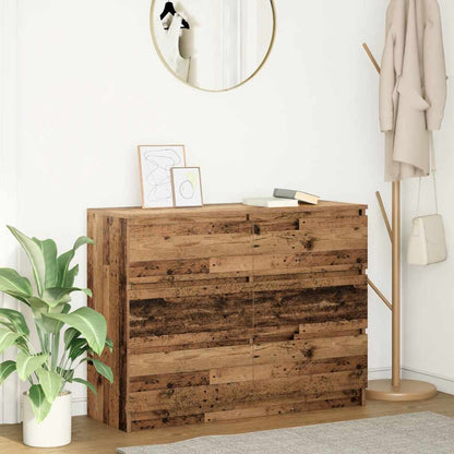 Sideboard Altholz-Optik 100x35x76 cm Holzwerkstoff