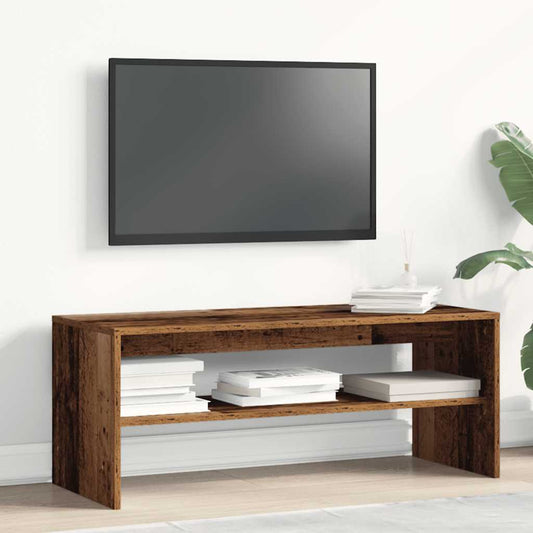 TV-Regal Altholz-Optik 100x40x40 cm Holzwerkstoff