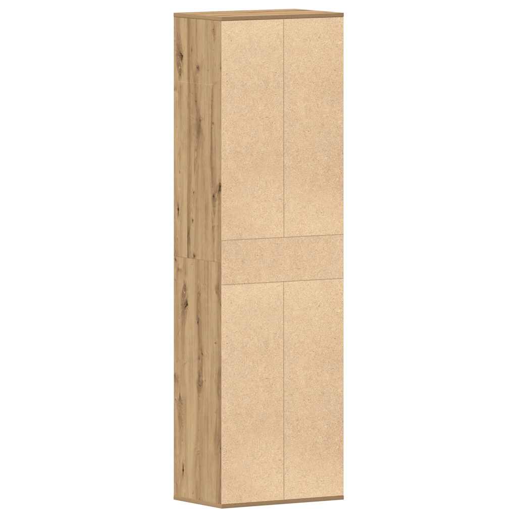 Schuhschrank Artisan-Eiche 54x34x183 cm Holzwerkstoff