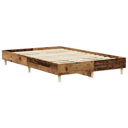 Bettgestell ohne Matratze Altholz-Optik 140x190cm Holzwerkstoff