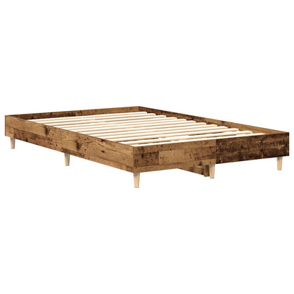 Bettgestell ohne Matratze Altholz-Optik 120x190cm Holzwerkstoff