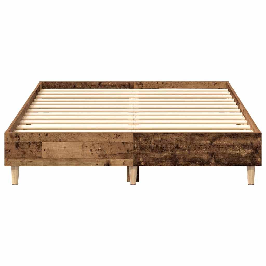 Bettgestell ohne Matratze Altholz-Optik 120x190cm Holzwerkstoff