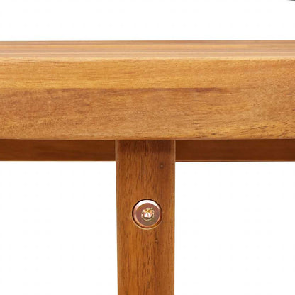 Garten-Esstisch Oval 150x90x75 cm Massivholz Akazie