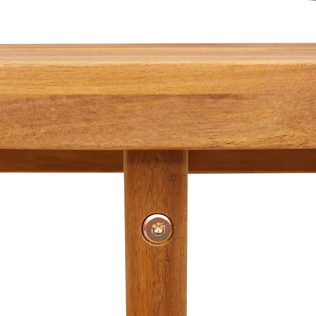 Garten-Esstisch Oval 200x90x75 cm Massivholz Akazie