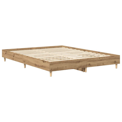 Bettgestell ohne Matratze Artisan-Eiche 140x200cm Holzwerkstoff