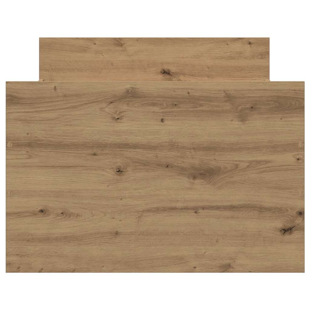 Bettgestell ohne Matratze Artisan-Eiche 100x200cm Holzwerkstoff