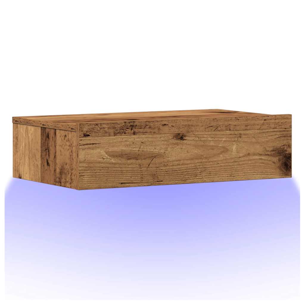 Nachttisch Altholz-Optik 60x35 cm Holzwerkstoff