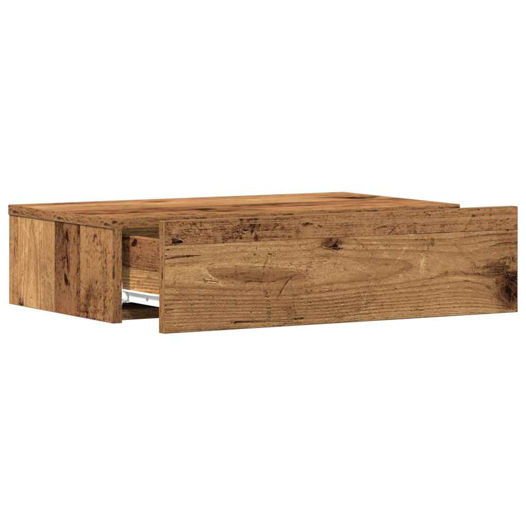 Nachttisch Altholz-Optik 60x35 cm Holzwerkstoff